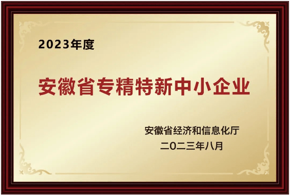 安徽省“專精特新“中小企業(yè) 安徽省“專精特新“中小企業(yè)